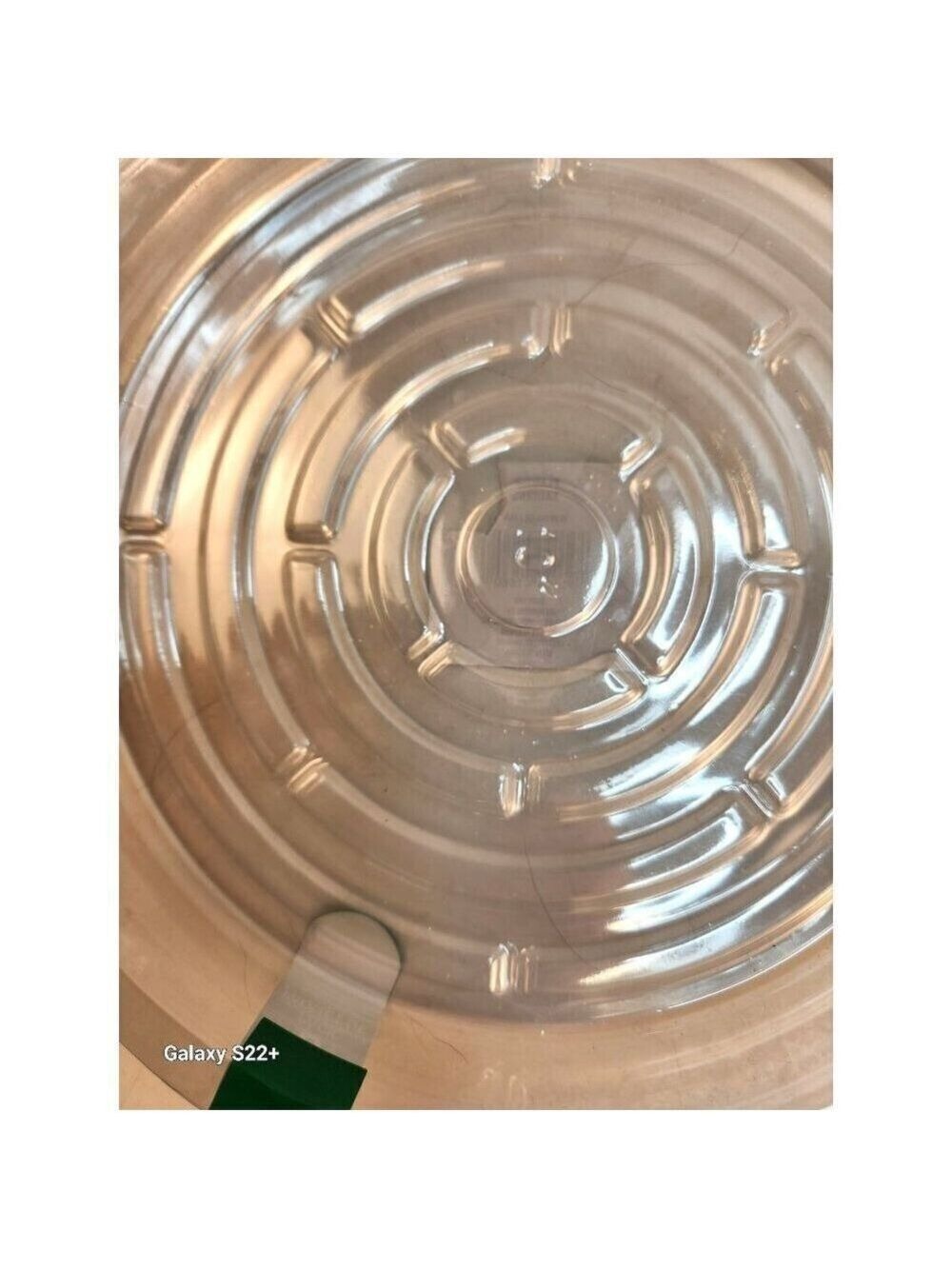 10" Clear Round Plastic Plant Saucer Drip Tray 3-Pack For Indoor & Outdoor Use - Picture 3 of 3